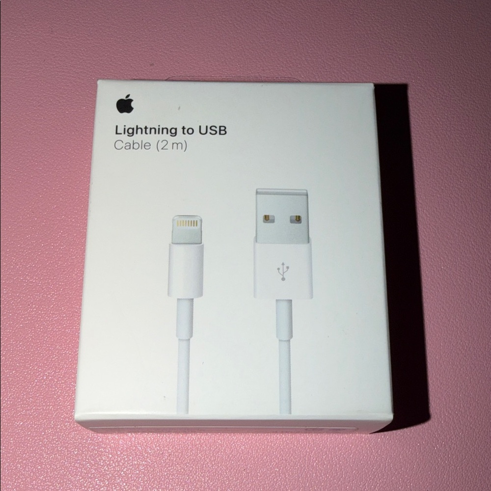 Apple Lightning to USB Cable (2m) (White) - New Boxed